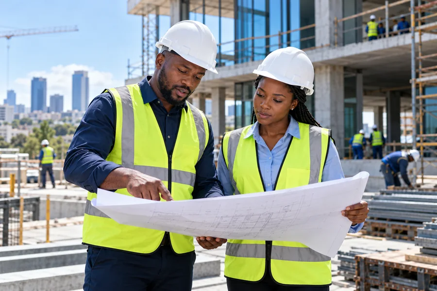 Construction & Infrastructure professionals at work