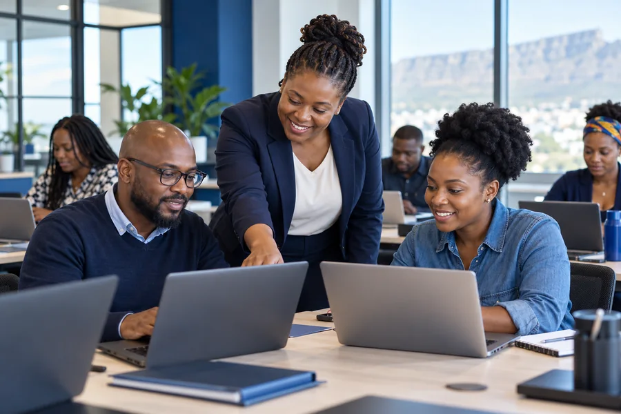 Education & Training professionals at work