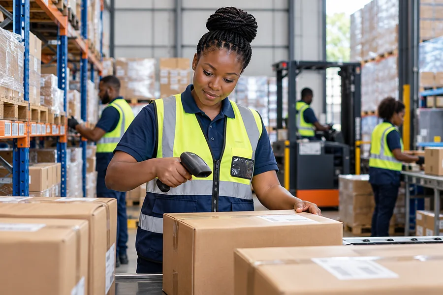 Logistics & Distribution professionals at work