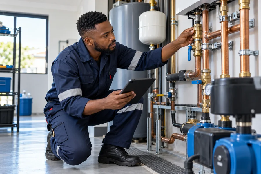 Plumbing & Field Services professionals at work