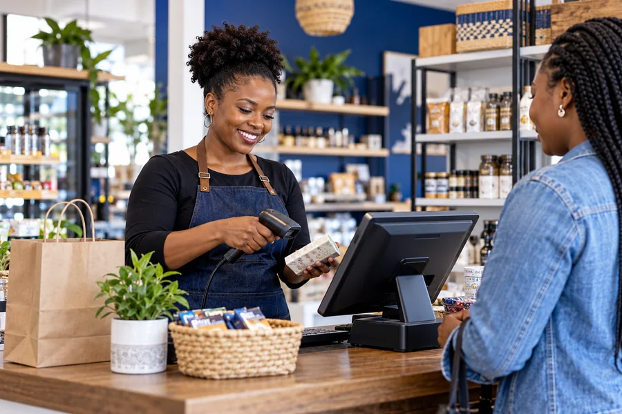 Retail & Point of Sale professionals at work
